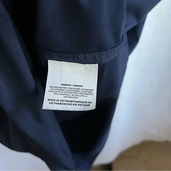 Nikegolf Tour performance Polo Size Small Dri-Fit Loose Fit Short Sleeve Blue - Picture 7 of 8